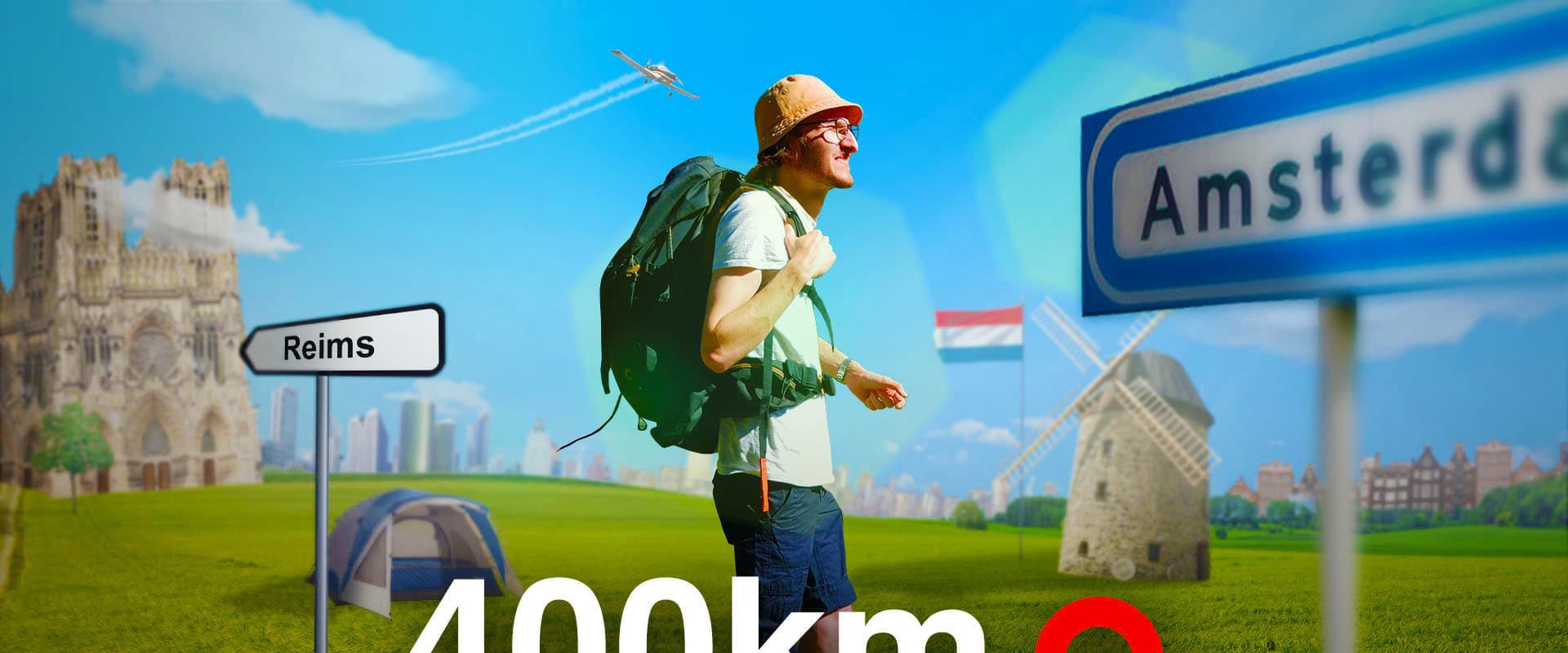 400km à pied jusqu'à Amsterdam (le plus gros défi de ma vie)