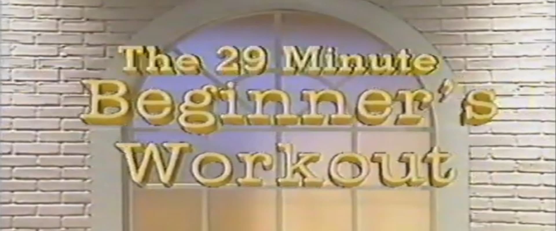 29 Minute Beginners Workout