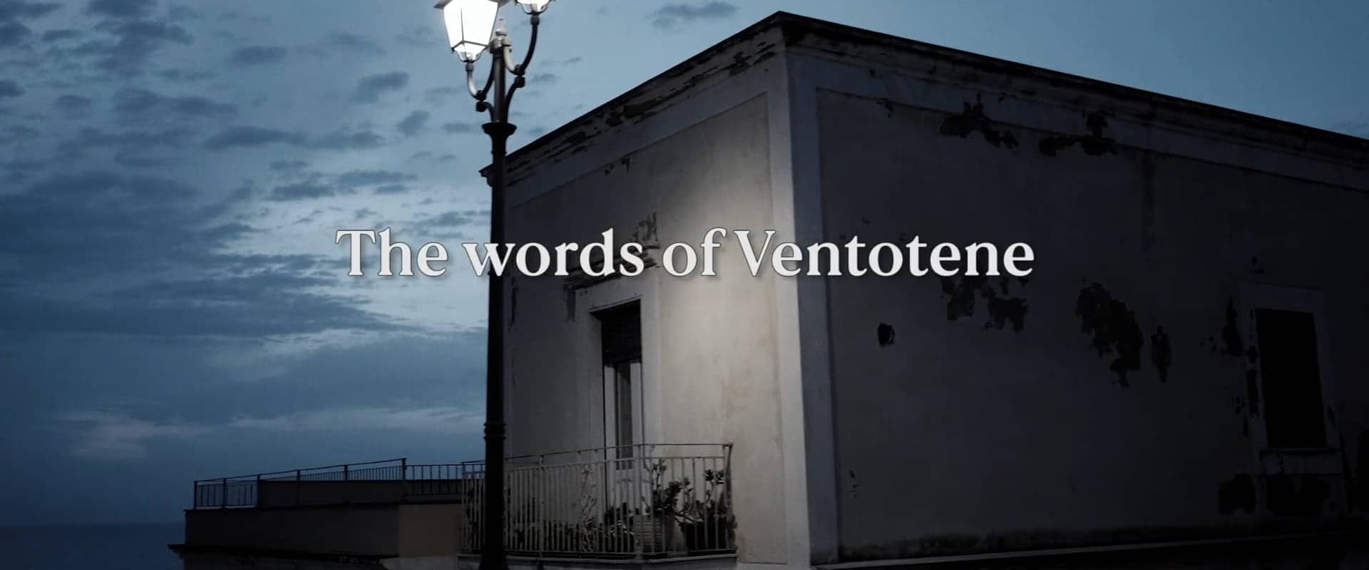 The words of Ventotene