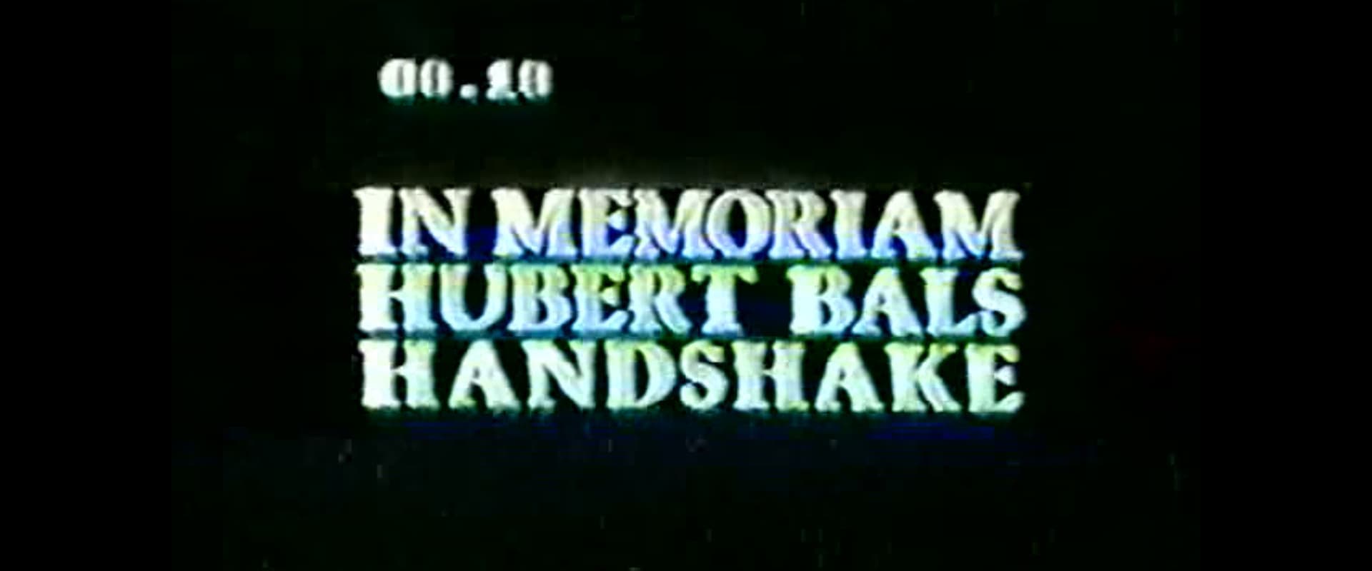 Hubert Bals Handshake